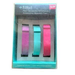 Fitbit Sz Sm Accessory Wristbands Summer‎ Colors Set of Three